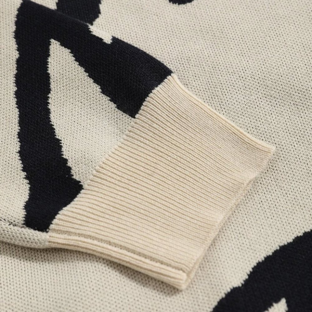 White Mens Sweater - Picture 3 of 4